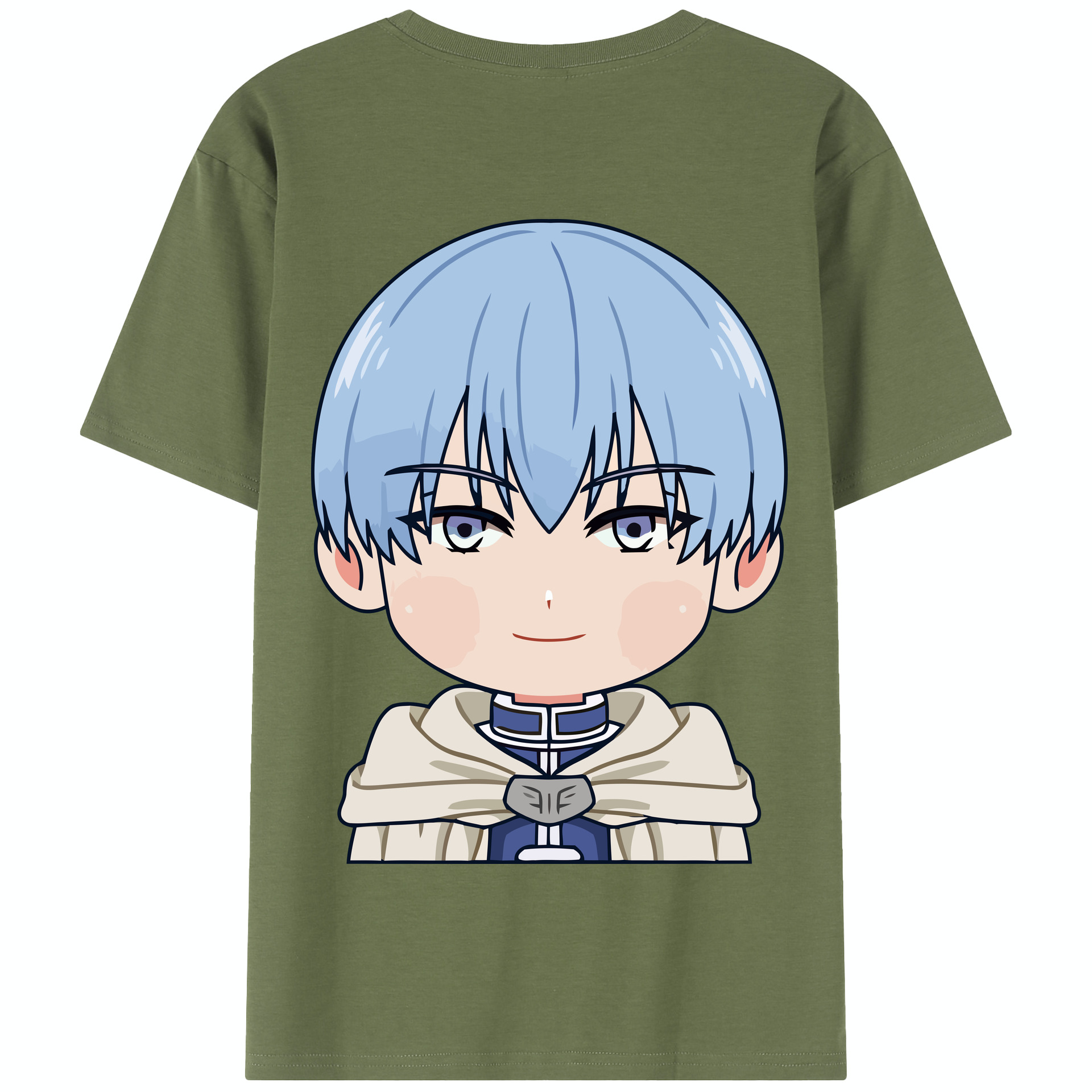 （画像用） 葬送のフリーレン Frieren 綿100％半袖Tシャツ（背面プリント）